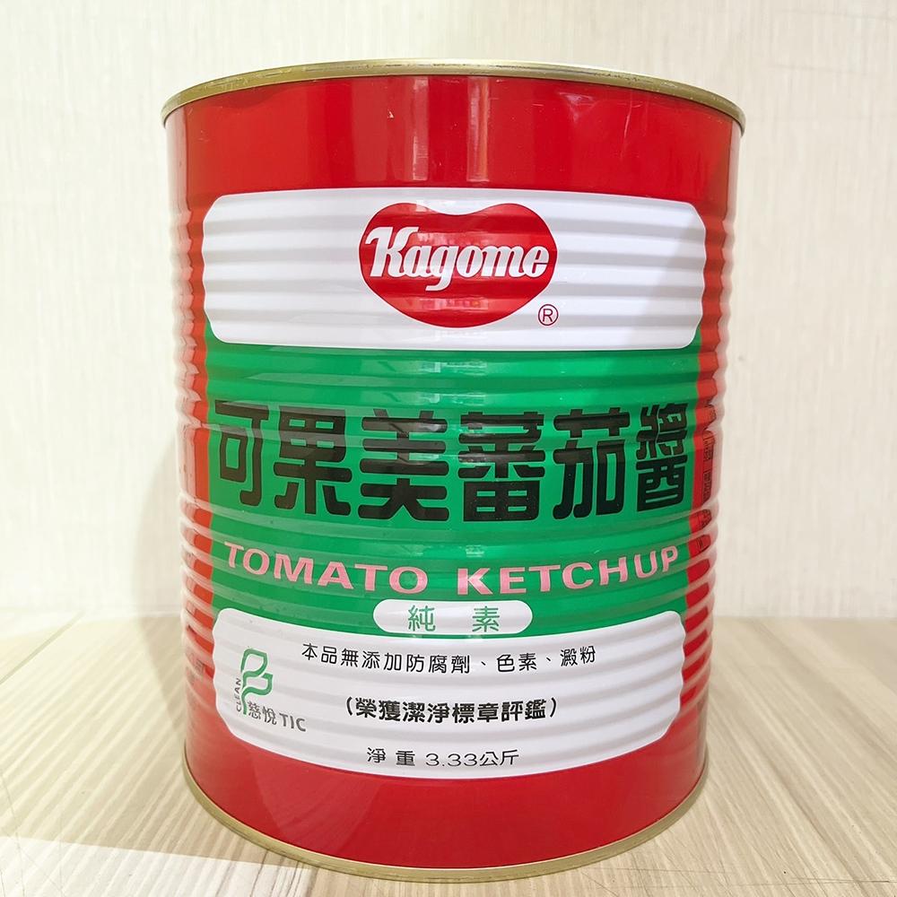 【柚子烘焙食品】Kagome 可果美番茄醬 3.3kg 純素 蕃茄糊 蕃茄醬 番茄醬 義大利麵 羅宋湯 披薩 番茄糊罐頭-細節圖2