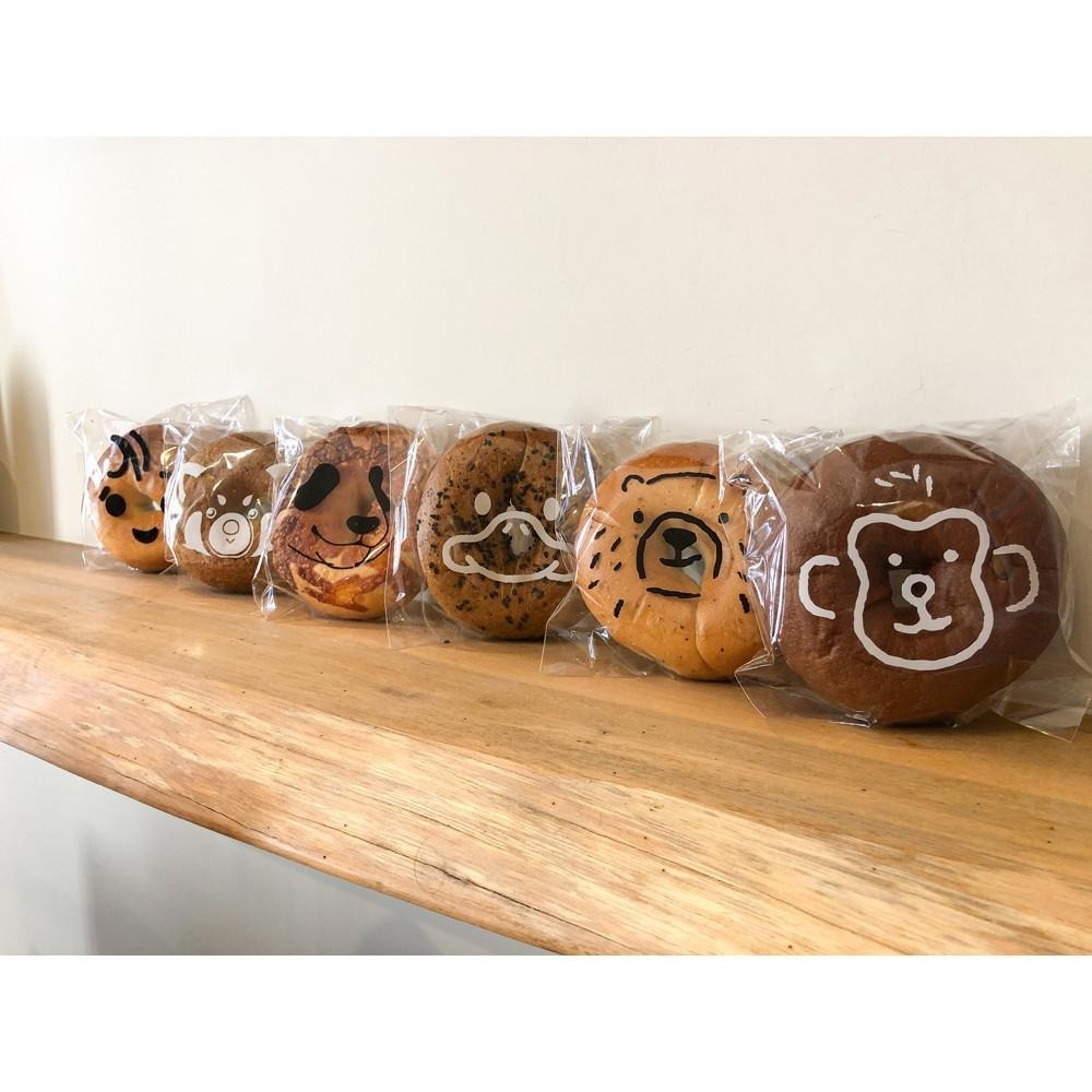 【柚子烘焙食品】透明手繪 OPP自黏袋 麵包自黏袋 萌圖包裝袋 OPP歐包 點心 吐司袋 貝果袋 麵包袋 自黏袋100入-細節圖9