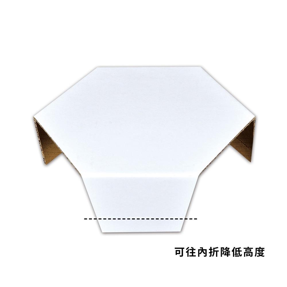 【柚子烘焙食品】年節手提盒 牛軋糖手提盒 套高板 包材增高板 手提紙盒 紙盒 糖果盒 一斤六角型年節掀蓋提盒 增高紙板-細節圖3