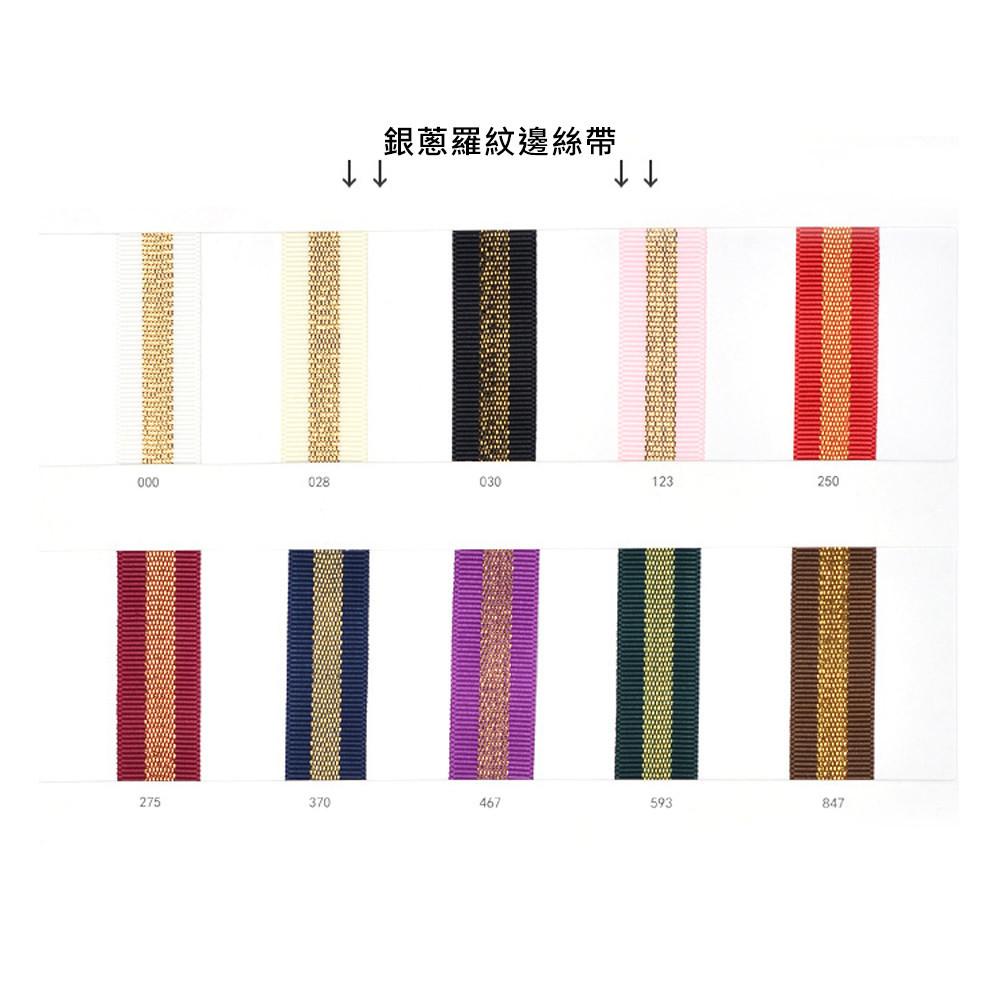 【柚子烘焙食品】金銀蔥羅紋邊絲帶(顏色尺寸內詳/100Y/卷)羅紋織帶/鮮花緞帶/包裝緞帶/蛋糕緞帶/包裝絲帶/DIY-細節圖6