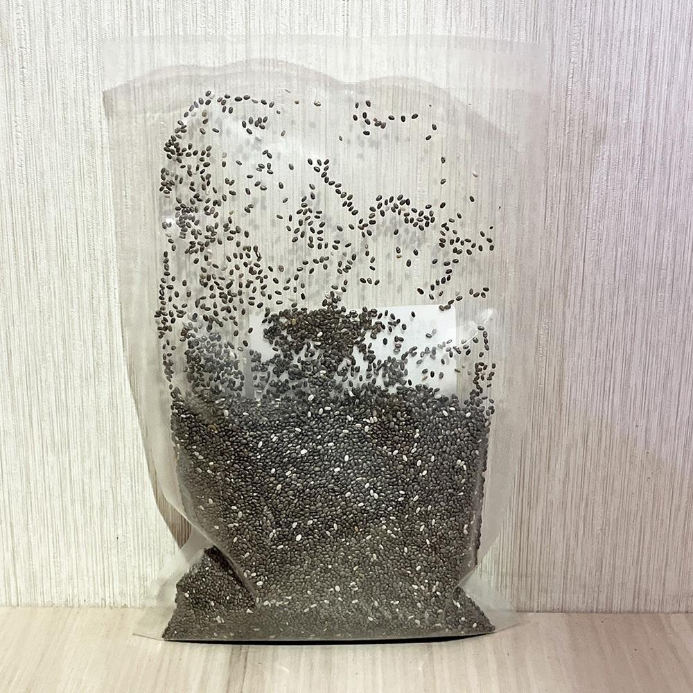 【柚子烘焙食品】奇亞籽 奇亞籽 分裝 100g 500g大包裝 黑色奇亞籽  鼠尾草籽 奇亞子 生銅飲食 沖飲即食 高纖-細節圖3