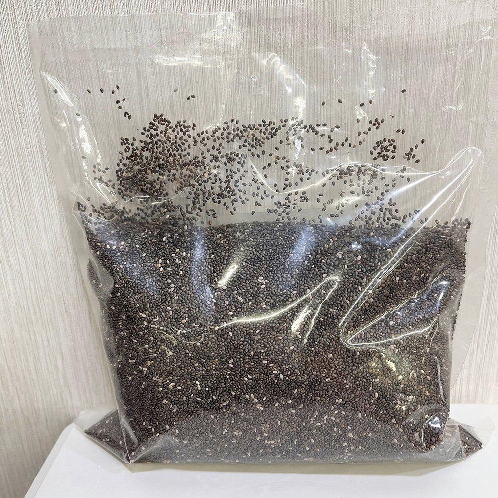 【柚子烘焙食品】奇亞籽 奇亞籽 分裝 100g 500g大包裝 黑色奇亞籽  鼠尾草籽 奇亞子 生銅飲食 沖飲即食 高纖-細節圖8