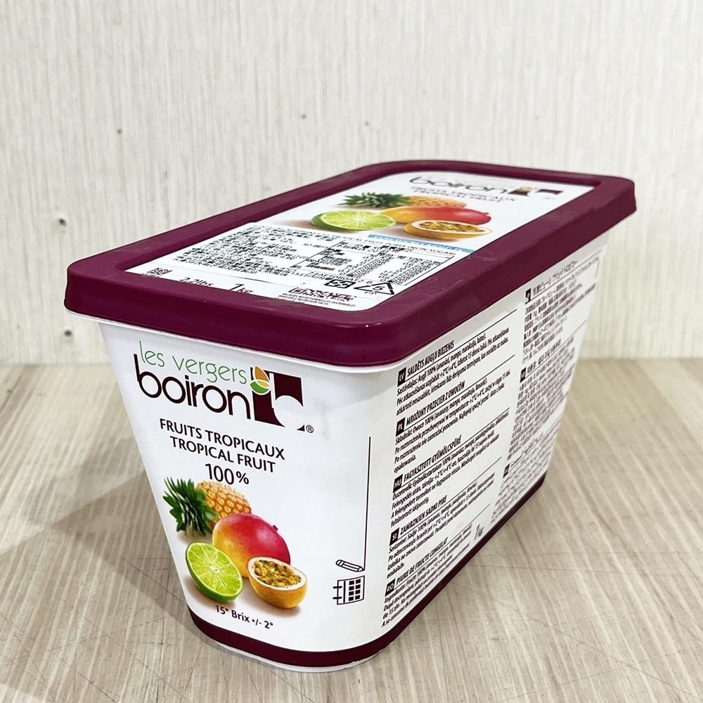 【柚子烘焙食品】法國 保虹 BOIRON 綜合熱帶水果果泥 1公斤(冷凍)原裝 冷凍果泥 100%水果 綜合水果泥 烘焙-細節圖4