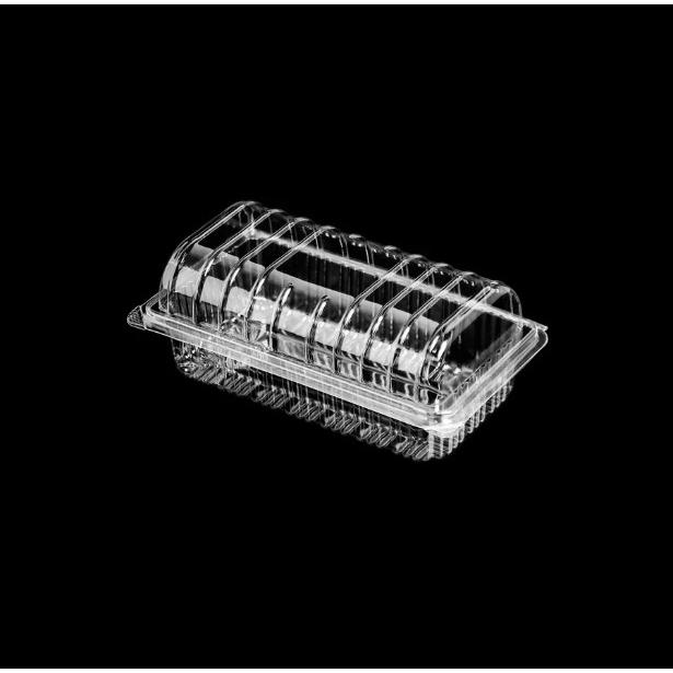 【柚子烘焙食品】透明瑞士捲盒 10入 自扣盒 瑞士捲塑膠盒 瑞士捲 點心盒 蛋糕盒 泡芙盒 瑞士捲 透明食品盒 外帶盒-細節圖2