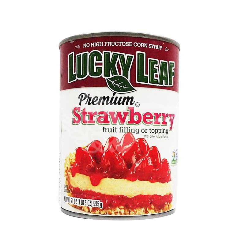 【柚子烘焙食品】Lucky Leaf 派餡 草莓派餡 藍莓派餡 櫻桃派餡 595g 內餡 21oz 美國 水果派餡 罐頭-細節圖2