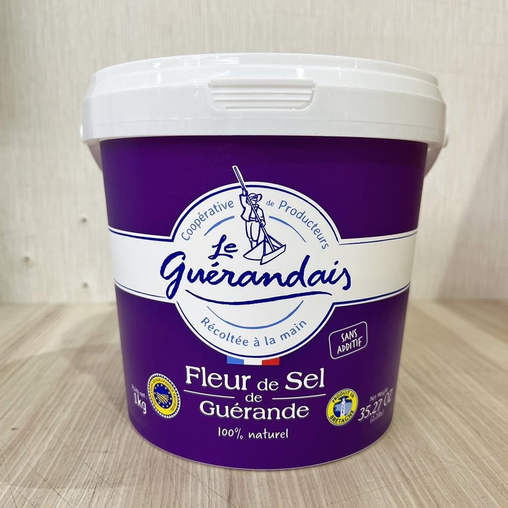 【柚子烘焙食品】法國 葛宏德 給宏得 鹽之花 海鹽 1kg/罐 法國 Le Guerande葛宏德 天然鹽之花 新娘鹽-細節圖2