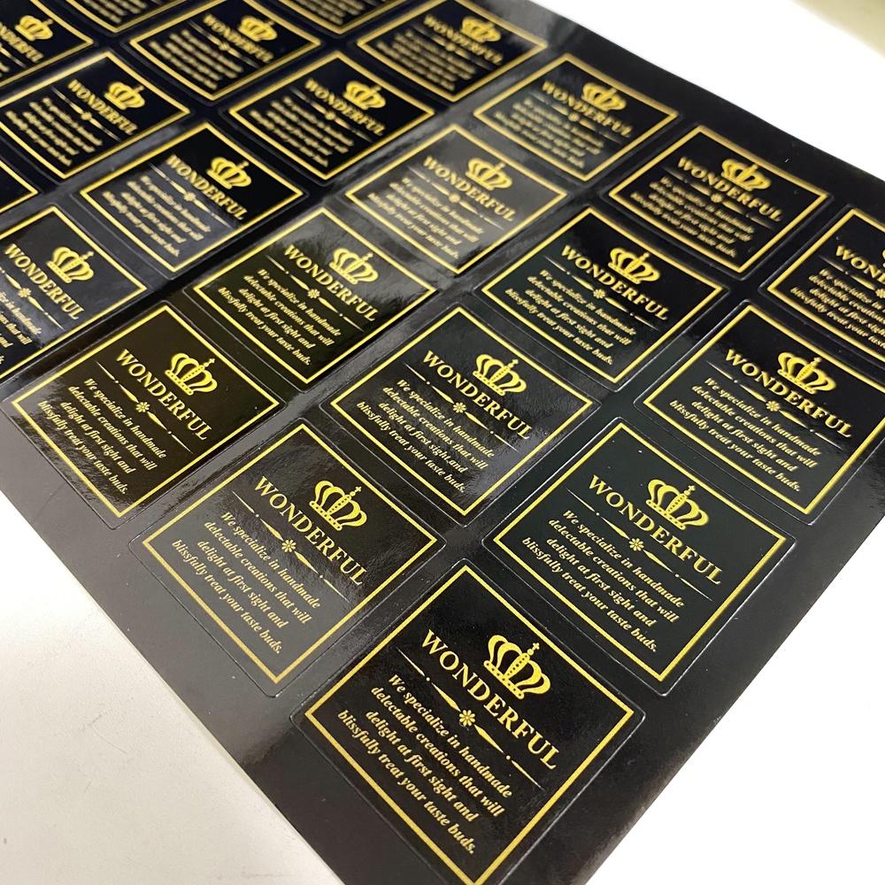 【柚子烘焙食品】甜點封口貼紙 DIY手作封口貼紙 方形貼紙 布丁杯 奶酪杯 甜點杯 飲料 封口貼紙 烘焙包裝貼紙 貼紙-細節圖3
