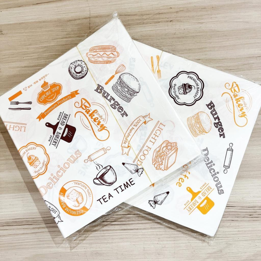 【柚子烘焙食品】L型貝果袋 (100入） L型包裝袋漢堡袋輕食袋甜甜圈袋三明治袋貝果袋泡芙袋雞蛋糕袋食品包裝袋耐熱紙袋-細節圖3