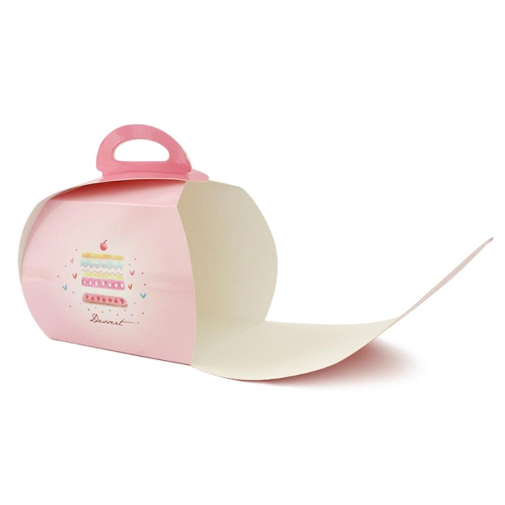 【柚子烘焙食品】1入 外帶點心盒 甜品外帶盒 手提蛋糕盒 蛋糕盒 點心盒 外帶盒 手提盒 禮盒 杯子蛋糕盒 小禮盒 烘焙-細節圖6