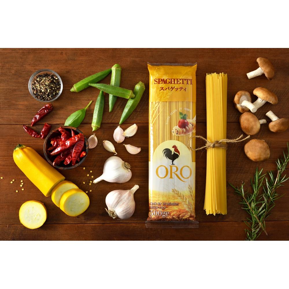 【柚子烘焙食品】ORO義大利直麵 500g 義大利直麵 義式料理食材 烘焙 可以與其它食材或醬汁拌炒 DIY 義大利麵-細節圖2