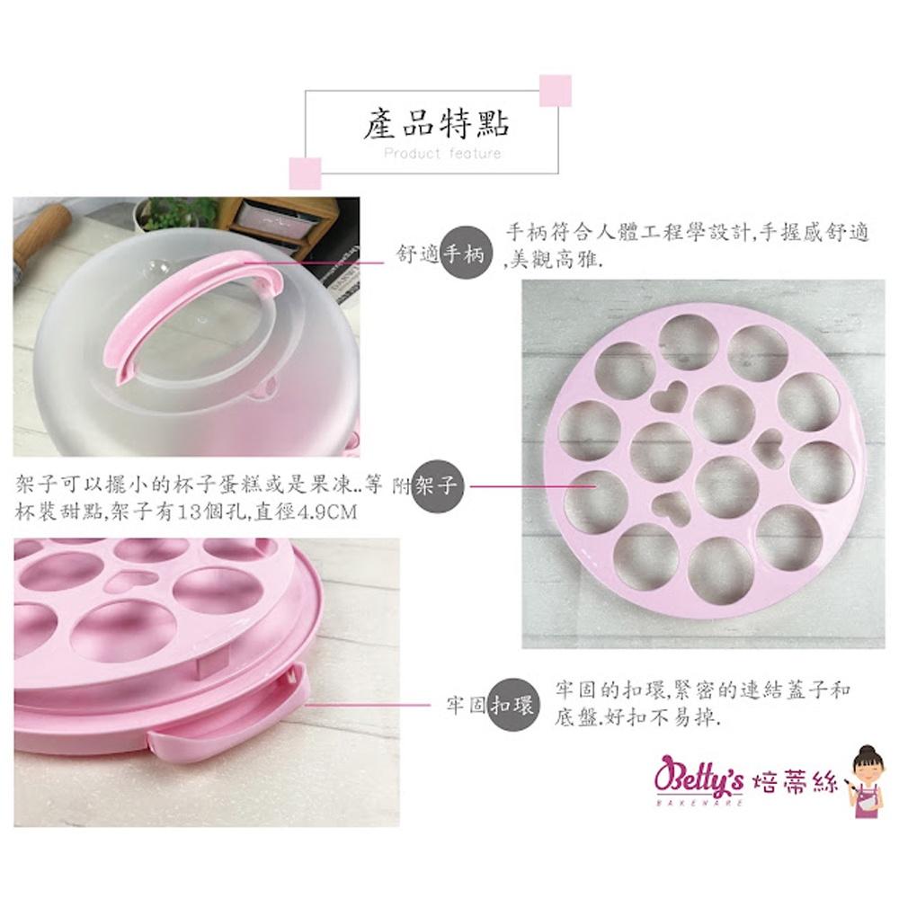 【柚子烘焙食品】Betty＇s焙蒂絲 8吋 手提蛋糕盒 CT1260 蛋糕盒 雞蛋糕盒 點心 餅乾 麵包盒 雞蛋 保鮮盒-細節圖3