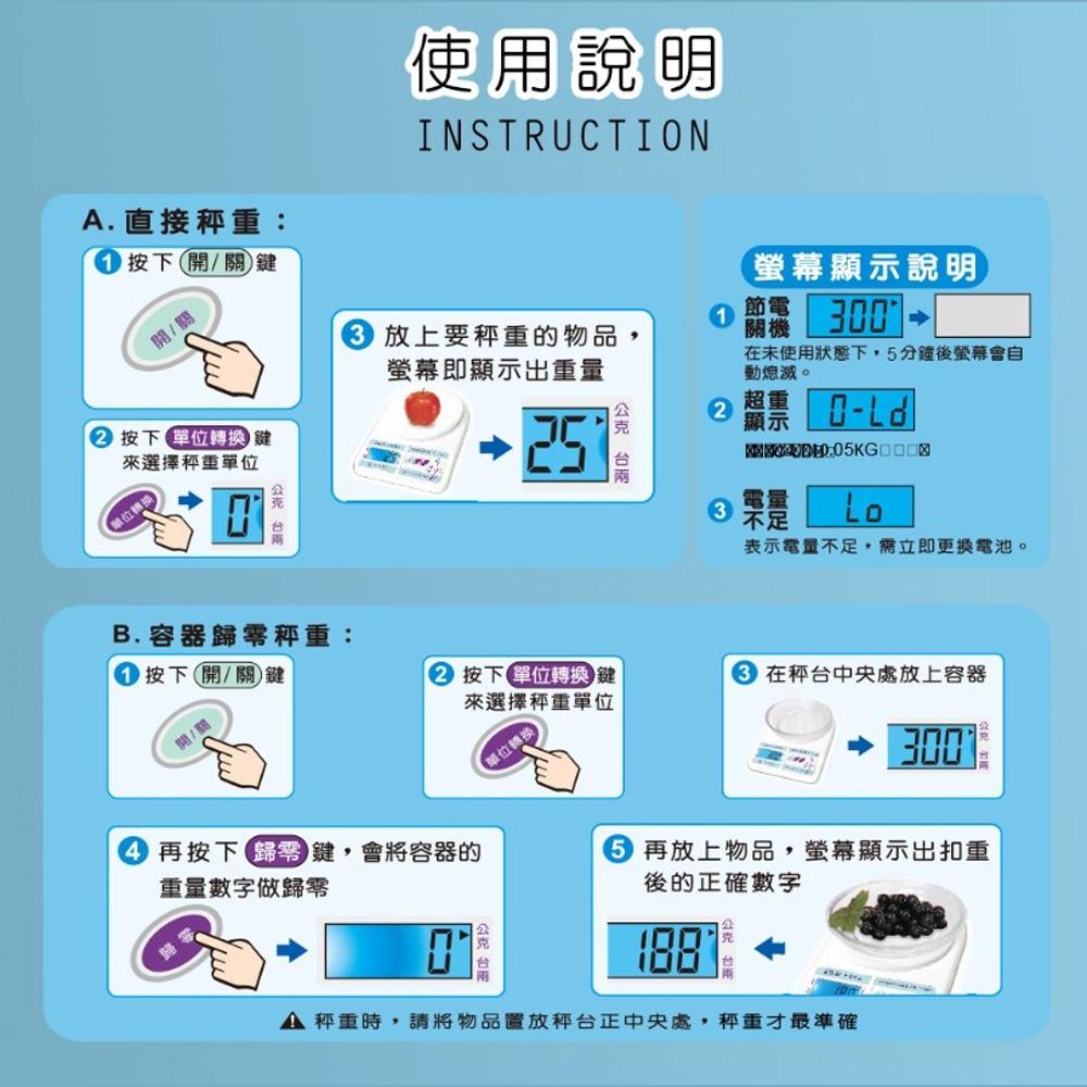 【柚子烘焙食品】聖岡科技 PT-3KG 多用途家用液晶電子秤 最大秤重10公斤 料理秤 電子秤 廚房秤 烘培秤 超大秤盤-細節圖7
