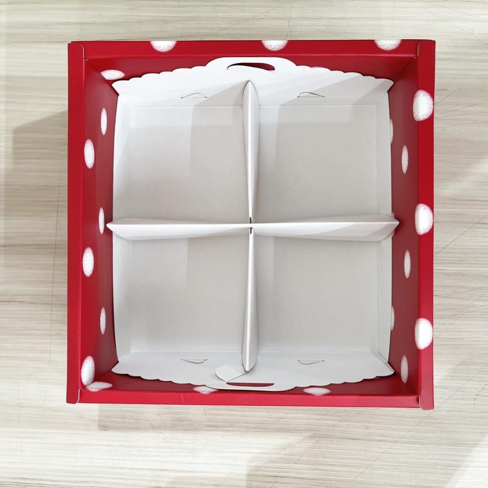 【柚子烘焙食品】 6吋 蛋糕盒 小紅帽 蛋糕點心禮盒(含提袋)包裝盒 點心禮盒 餅乾盒 手提式禮盒 蛋糕包裝盒 甜點盒-細節圖4