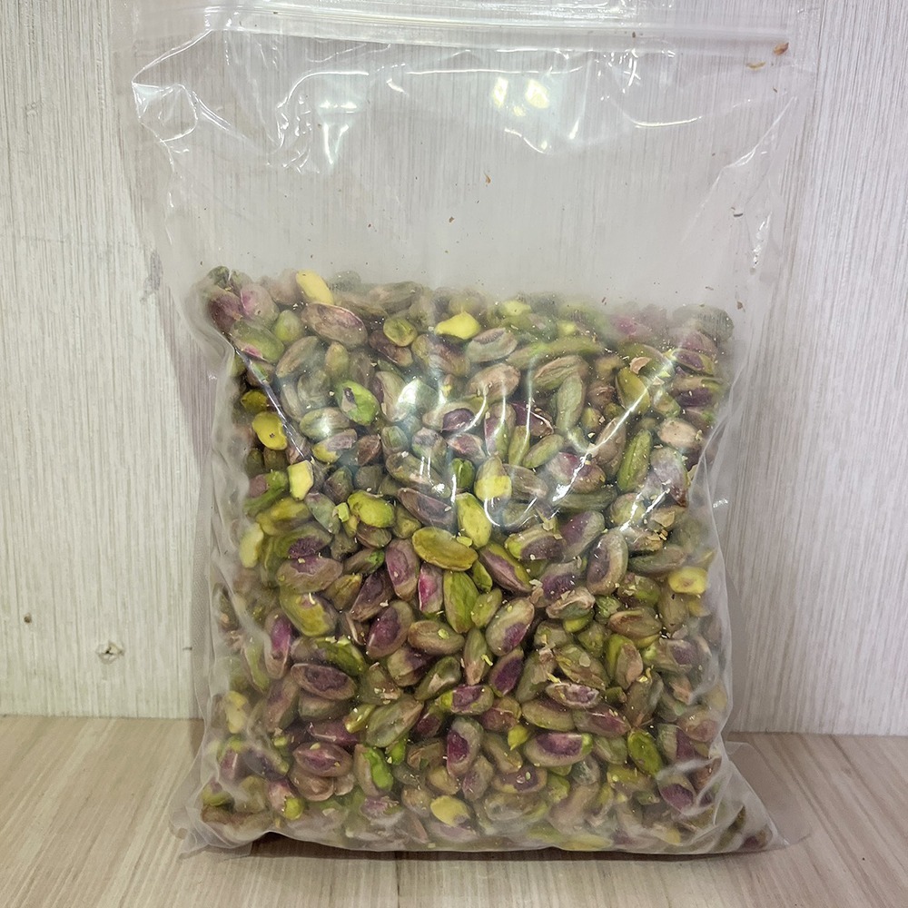 【柚子烘焙食品】<特價>生開心果 去殼開心果 開心果仁 1kg(冷藏)精選 去殼開心果仁 養生 堅果 零嘴 冰淇淋 烘焙-細節圖2
