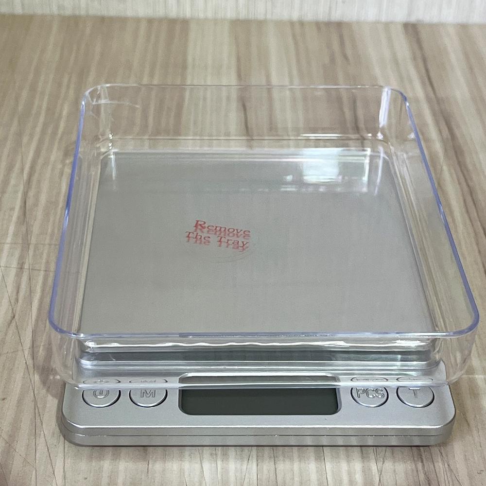 【柚子烘焙食品】不鏽鋼電子秤 500g/0.01g 3kg/0.1g 精密型 非交易用電子秤 廚房秤 烘焙秤-細節圖3