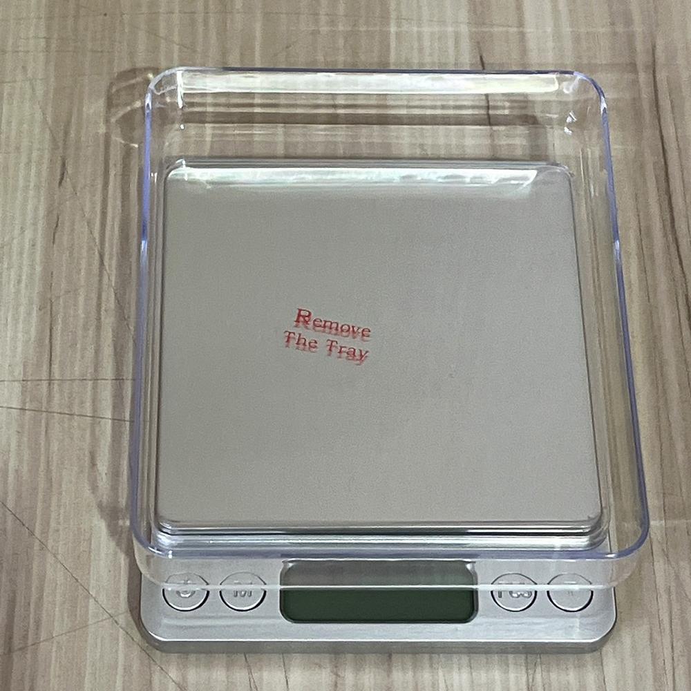 【柚子烘焙食品】不鏽鋼電子秤 500g/0.01g 3kg/0.1g 精密型 非交易用電子秤 廚房秤 烘焙秤-細節圖4