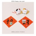 新春春聯 - 龍五吉春聯一組五張 龍年春聯-規格圖5
