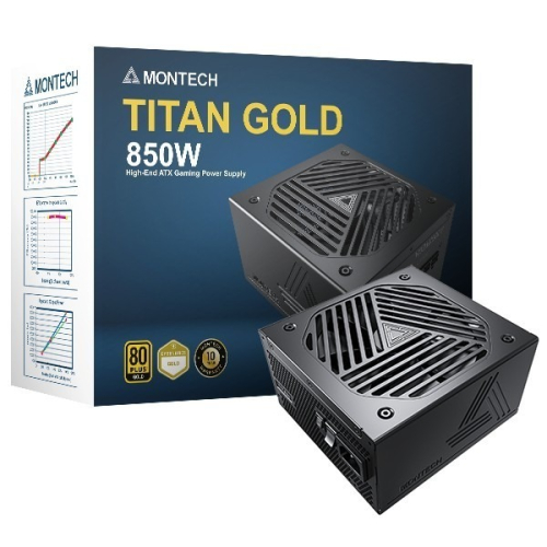 [含稅開發票] Montech君主 TITAN GOLD 750W 850W/金牌全模組/PCIe5.0/電源供應器