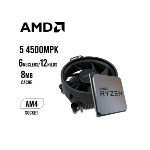 [含稅開發票] 全新 AMD Ryzen R5 4500 MPK [6核12緒] 工業包裝 含原廠風扇/AM4