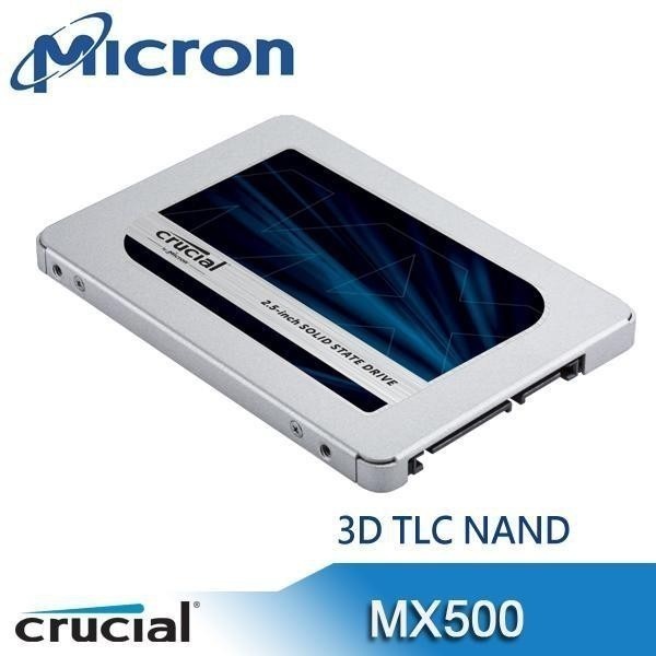 [含稅開發票] 台灣公司貨 Micron 美光 Crucial MX500 1TB SATA /SSD/固態硬碟/PS5-細節圖2