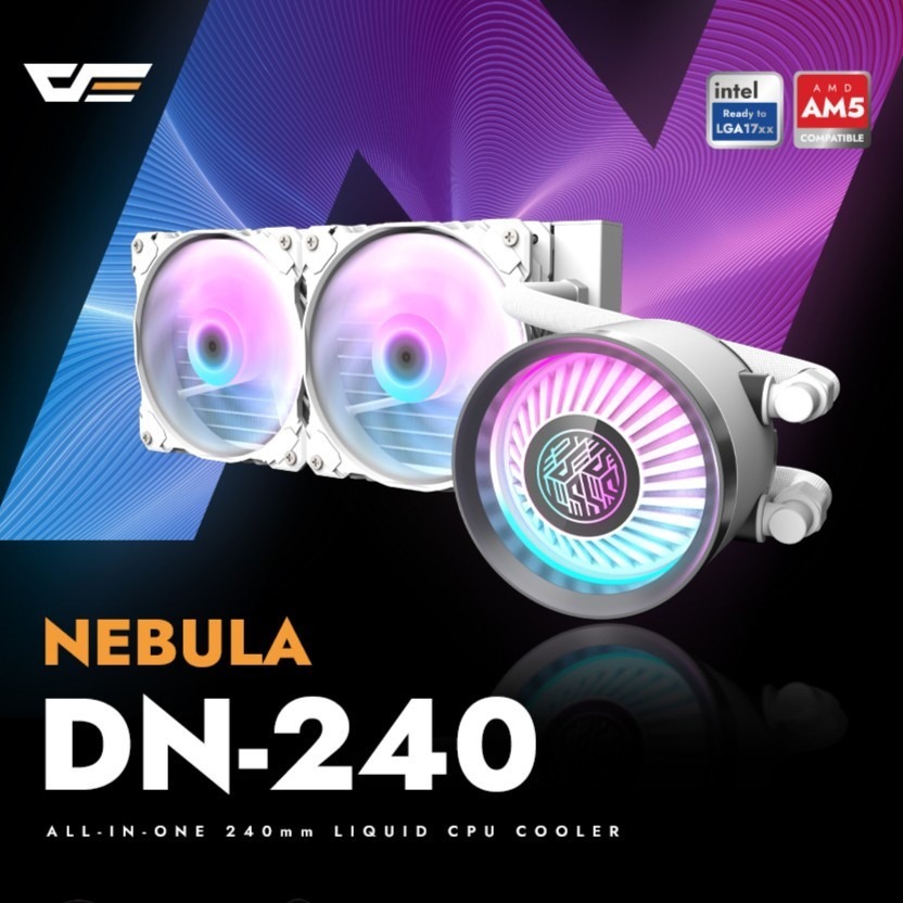 [含稅開發票] darkFlash 大飛 Nebula DN 240mm 一體式水冷散熱器/DN240/水冷散熱器/水冷-細節圖2