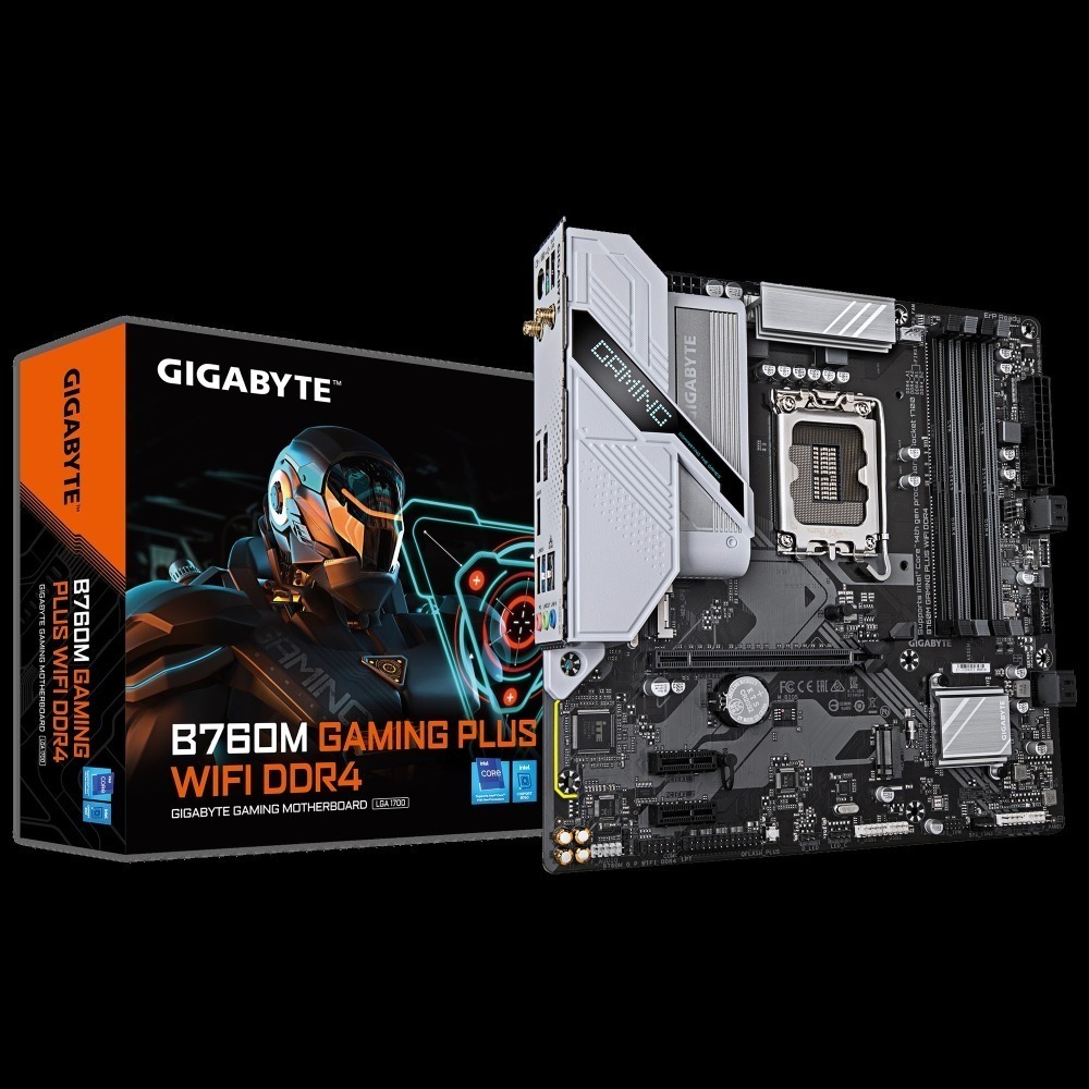 [含稅開發票] 技嘉 B760M GAMING PLUS WIFI DDR4 M-ATX主機板+YAMA ARGB 塔扇-細節圖2