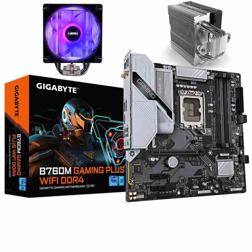[含稅開發票] 技嘉 B760M GAMING PLUS WIFI DDR4 M-ATX主機板+YAMA ARGB 塔扇-細節圖3