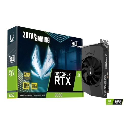 [含稅開發票] ZOTAC索泰 RTX3050 6GB GDDR6 SOLO 顯示卡/15cm/RTX3050