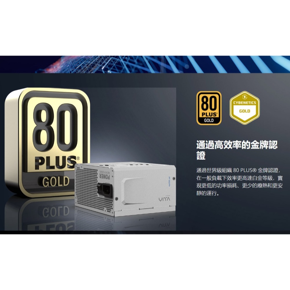 [含稅開發票]FSP全漢 VIC GM 650W 750W 850W  金牌全模組電源 ATX3.1/PCIe 5.1-細節圖2