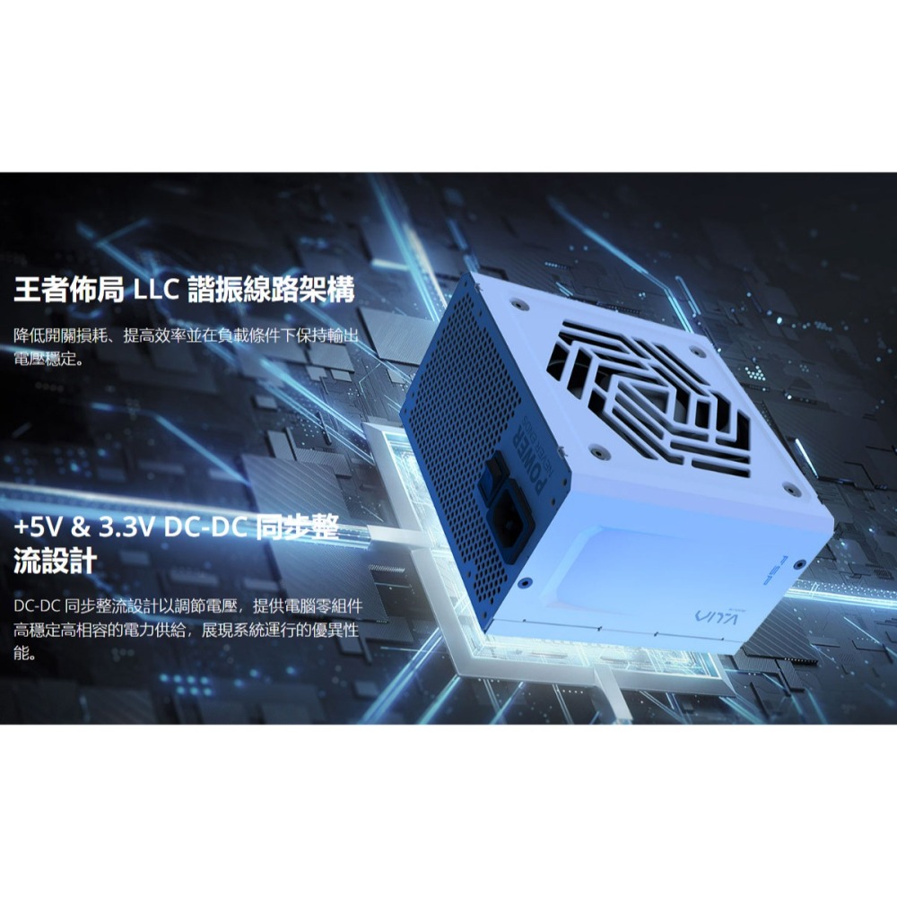 [含稅開發票]FSP全漢 VIC GM 650W 750W 850W  金牌全模組電源 ATX3.1/PCIe 5.1-細節圖3