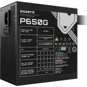 [含稅開發票] GIGABYTE技嘉 GP-P650G 650W 金牌認證 主日系電容/智能靜音//5年保/電源供應器-細節圖2