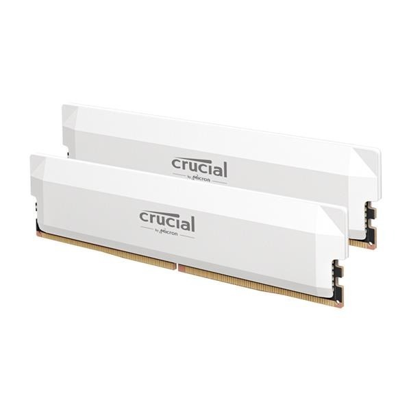 [含稅開發票] 美光 Micron Crucial PRO D5 6000 64G(32G*2)超頻(雙通)(白散熱片)-細節圖3