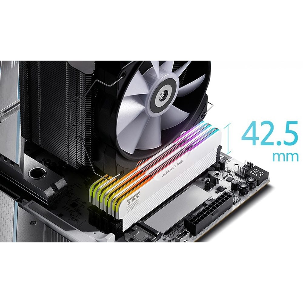 [含稅開發票] KLEVV 科賦 URBANE V RGB (24Gx2) DDR5 6000 CL30 晶燦白/記憶體-細節圖3