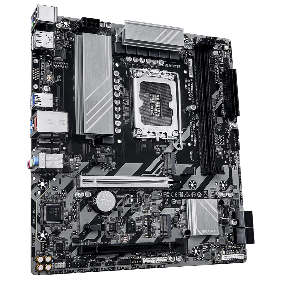 [含稅開發票] GIGABYTE技嘉 B860M D2H DDR5主機板/M-ATX/1851腳位/INTEEL 15代-細節圖2