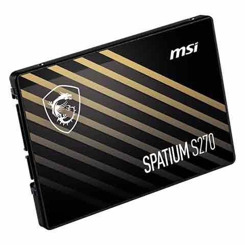 [含稅開發票] 全新 MSI微星 SPATIUM S270 480GB/ SATA 2.5 SSD 固態硬碟-細節圖4