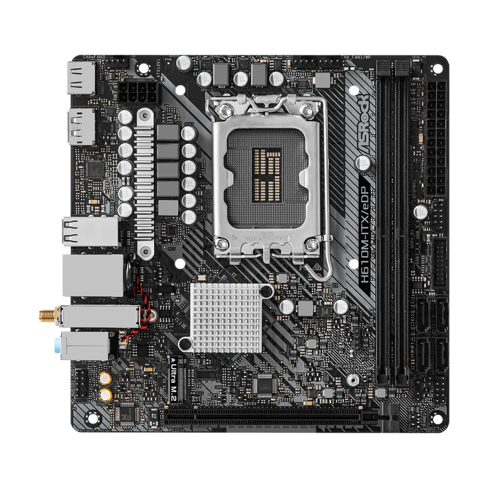 [含稅開發票] 華擎 ASRock H610M-ITX/eDP  INTEL主機板( ITX 迷你主機板)/ITX-細節圖2