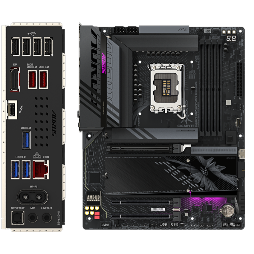 [含稅開發票] GIGABYTE技嘉 Z890 AORUS ELITE WIFI7 ATX/1851腳位/DDR5-細節圖2