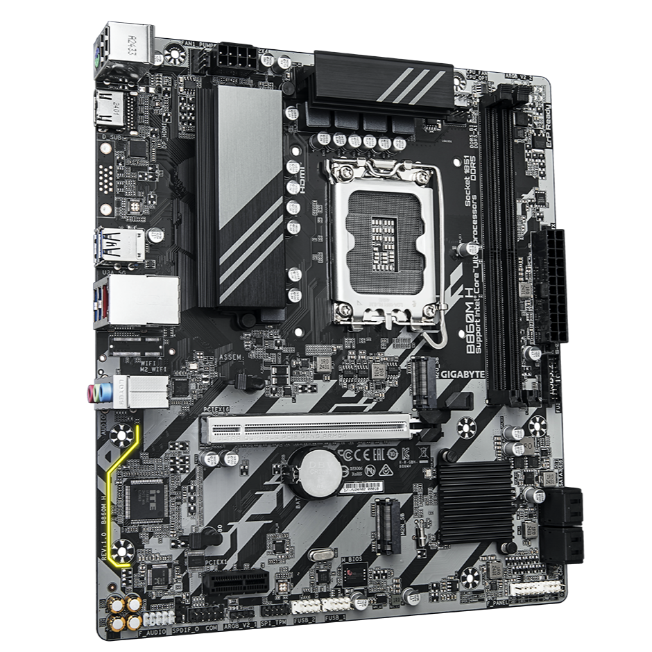 [含稅開發票] GIGABYTE 技嘉 B860M H  M-ATX 主機板/DDR5/15代/INTEL-細節圖2