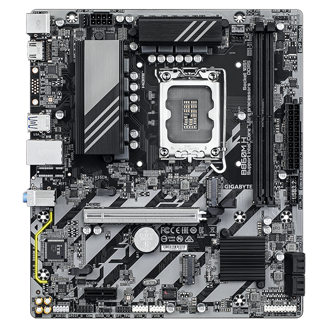 [含稅開發票] GIGABYTE 技嘉 B860M H  M-ATX 主機板/DDR5/15代/INTEL-細節圖3