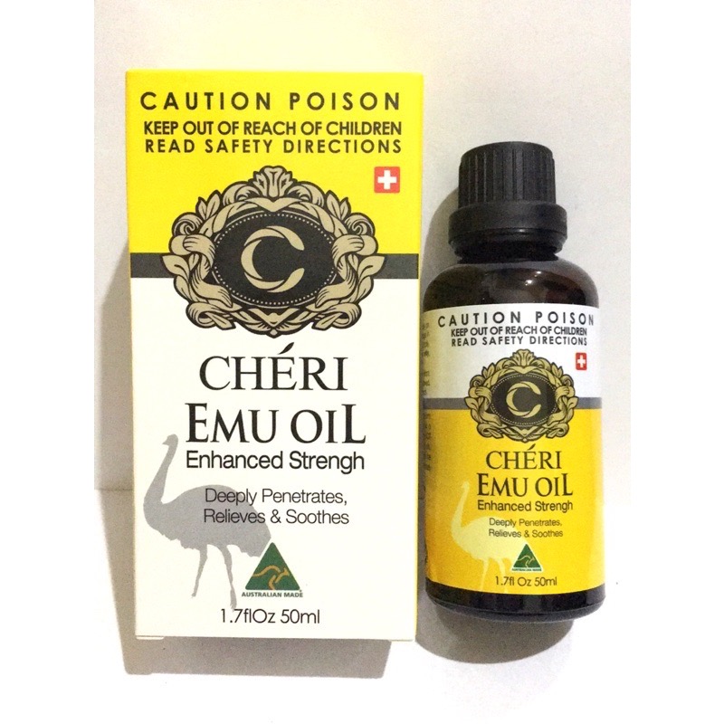 🌟《白金強效版》🇦🇺澳洲Cheri 鴯鶓油按摩油 Emu Oil 50ml-細節圖3