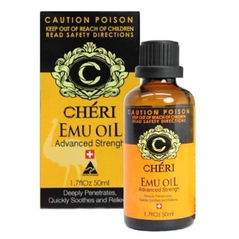 🌟《日常版》🇦🇺澳洲Cheri鴯鶓油按摩油Emu oil 50ml-細節圖2