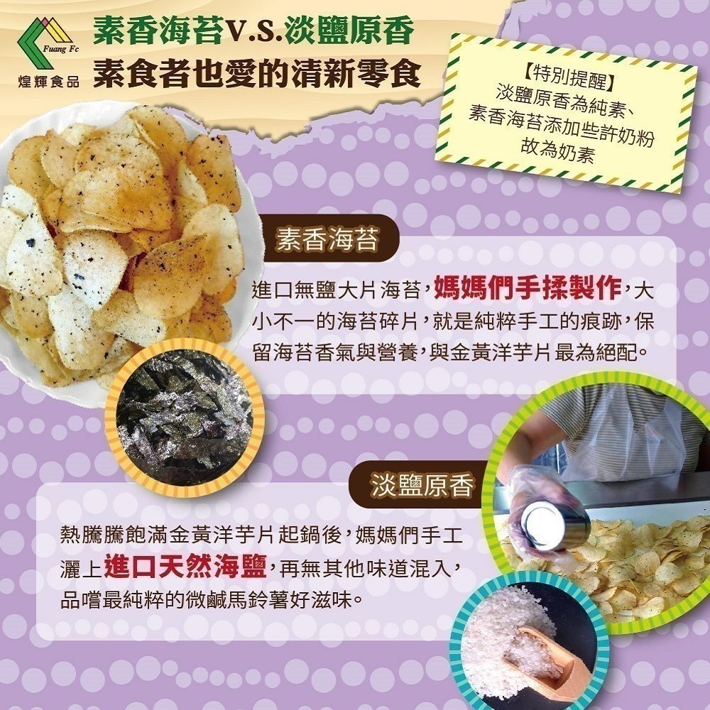 2023年煌輝洋芋片 180克。100% 台灣馬鈴薯製成。新鮮無添加。台灣自產自銷洋芋片。超取上限１２包-細節圖6
