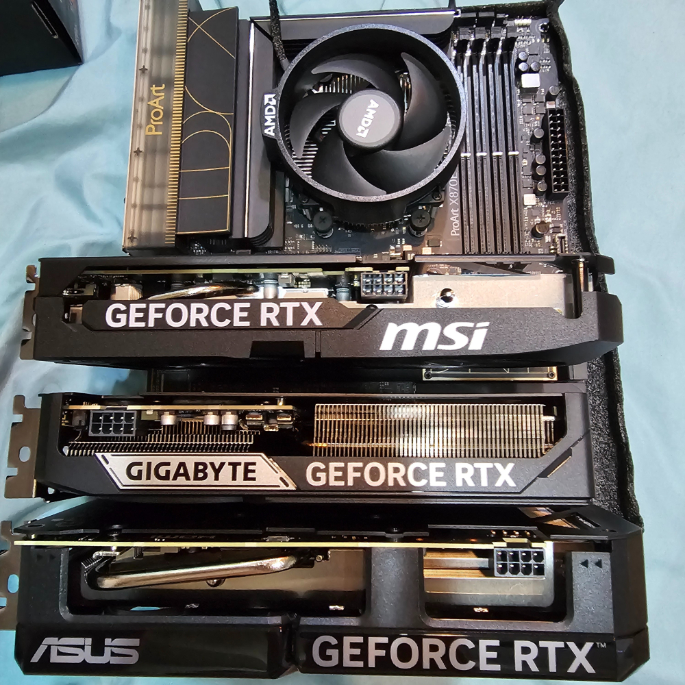ASUS ProArt X870E-CREATOR WIFI AM5 主機板 二手 原廠配件齊全-細節圖2