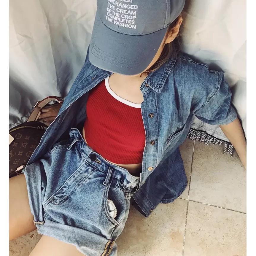 🥇不退燒單品  黑標 超紅鬆緊腰時髦三色短褲 微線笑收腰提腿牛仔短褲 熱褲-細節圖5