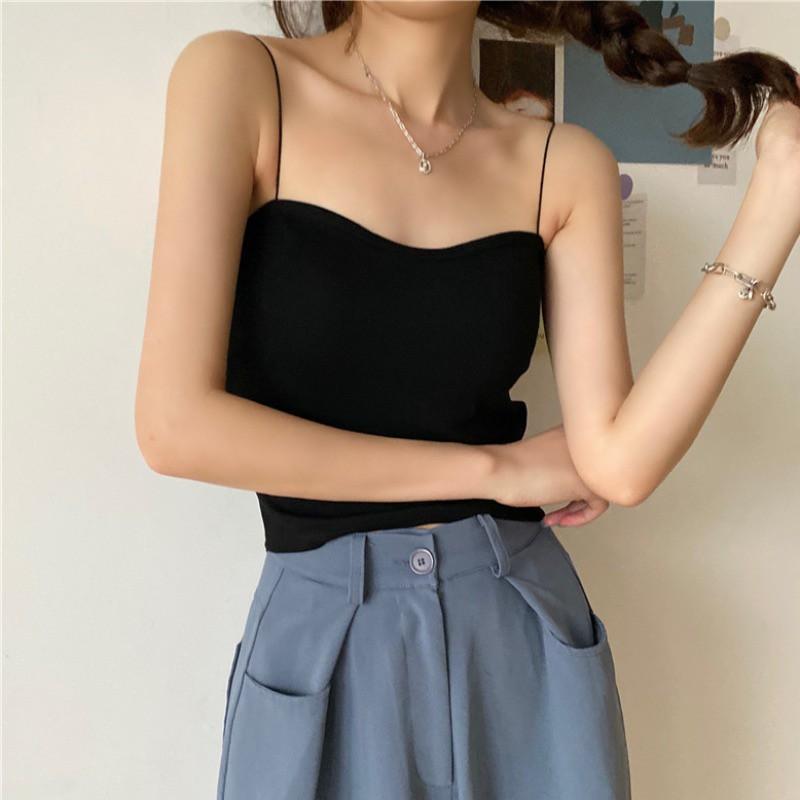 奈看新品/現貨 ~質感太好啦 ~小V領細膩螺紋棉背心 性感細肩帶美背款 單穿和內搭都好看-細節圖5