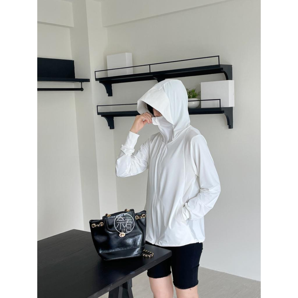 奈看服飾/現貨 抗UV有檢測UPF50+ 全面安心防曬透氣連帽外套 三色可選-細節圖2
