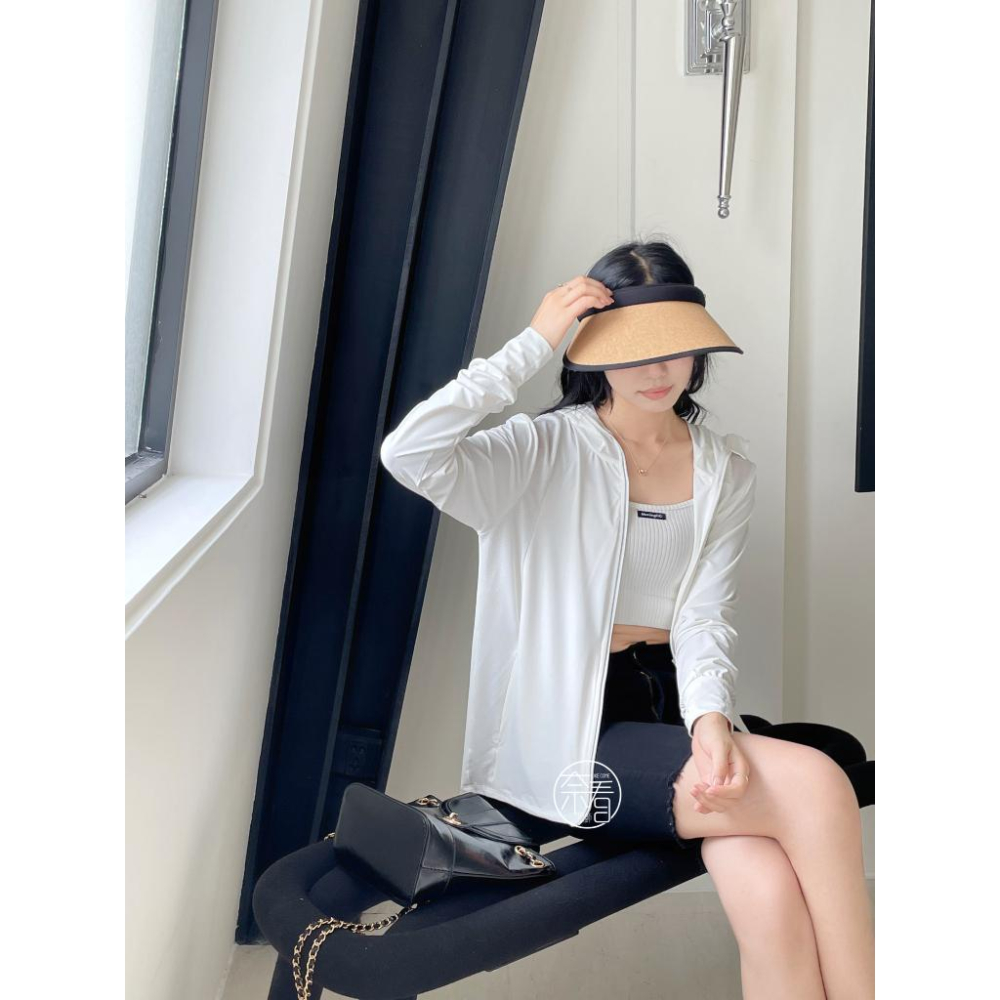 奈看服飾/現貨 抗UV有檢測UPF50+ 全面安心防曬透氣連帽外套 三色可選-細節圖4