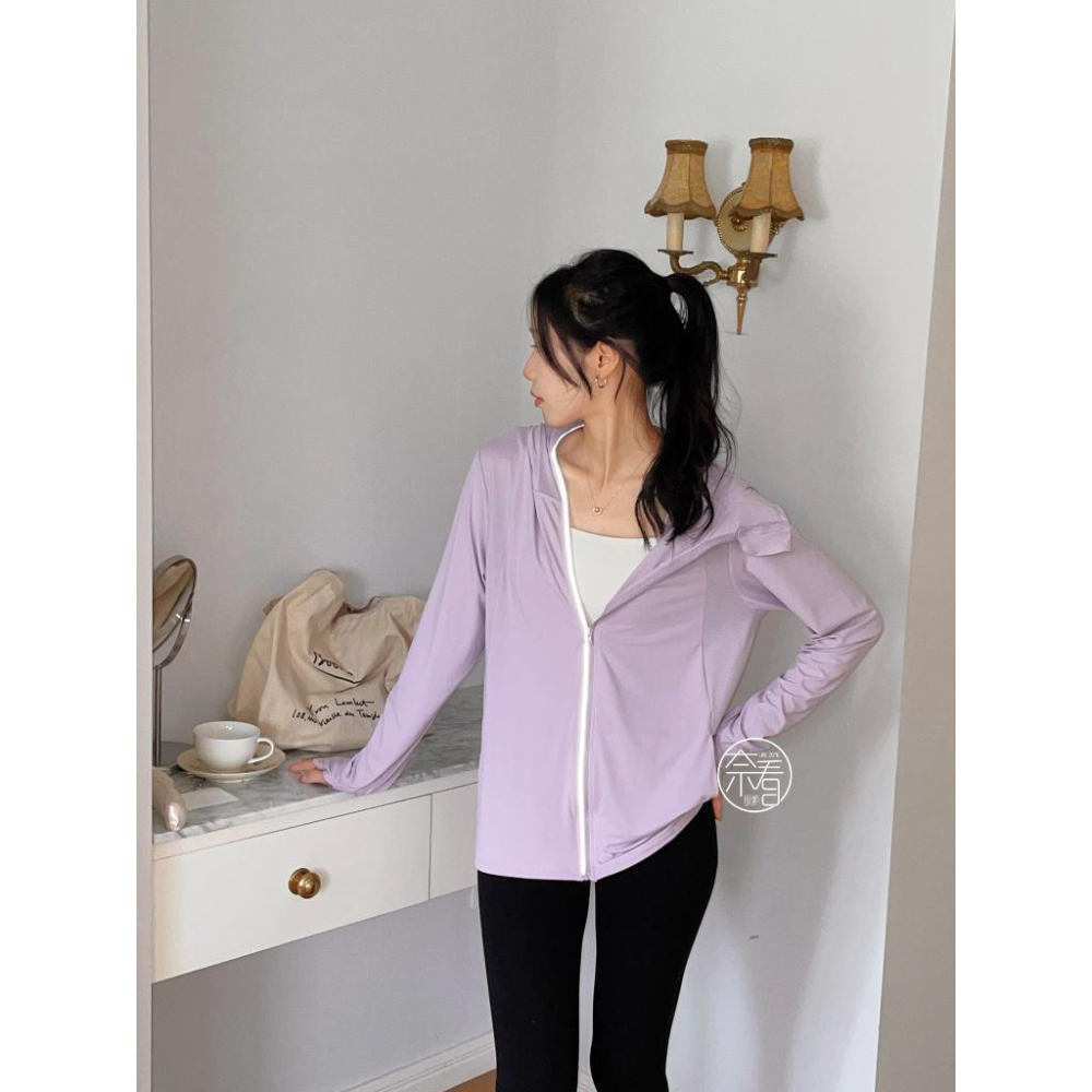 奈看服飾/現貨 抗UV有檢測UPF50+ 全面安心防曬透氣連帽外套 三色可選-細節圖6