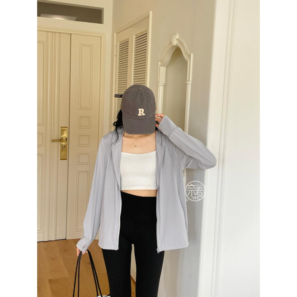 奈看服飾/現貨 抗UV有檢測UPF50+ 全面安心防曬透氣連帽外套 三色可選-細節圖7