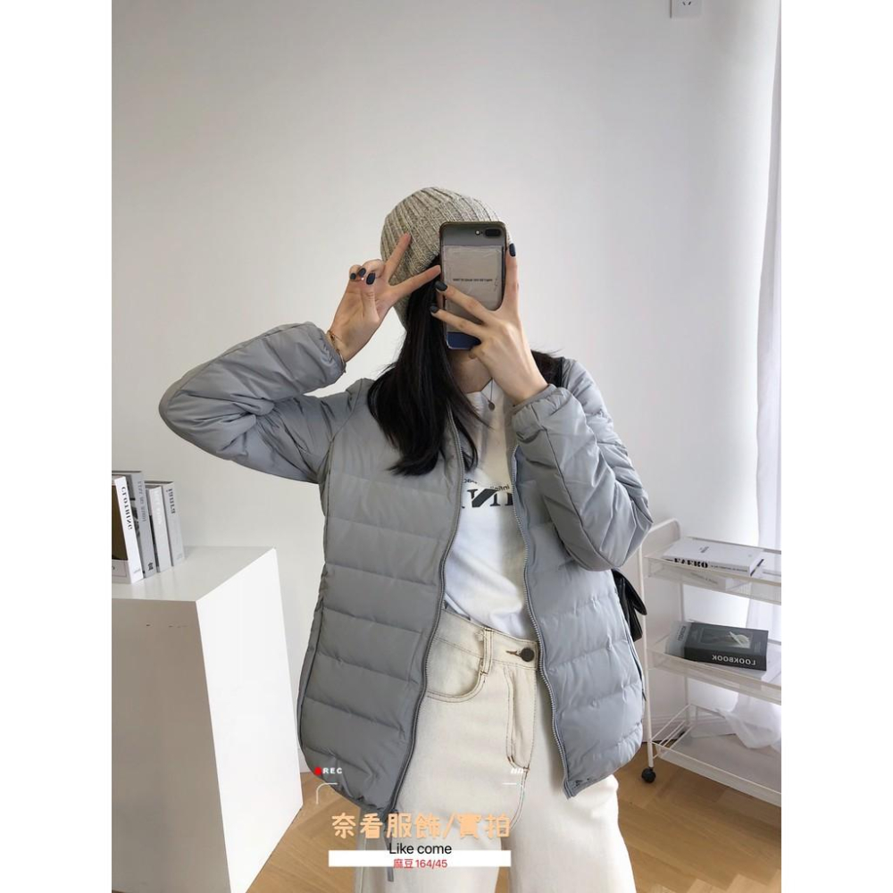 奈看實拍/ 跑毛包退貨 澎鬆度2.0保暖再升級 90絨規格連帽羽絨外套 三色可選-細節圖7